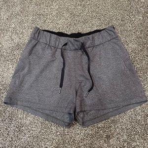 gray lululemon shorts